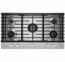 5 burner gas cooktop with griddle