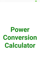Power Conversion Calculator 3 1 3 Free Download