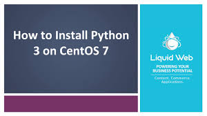 install python 3 on centos 7 easy