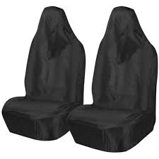 Black Waterproof Car Seat Covers