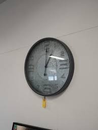 Big Wall Clock Iron Rivet Vintage