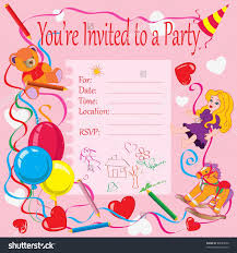 Printable Invitation Card For Birthday Party For Kids Birthday
