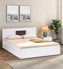 Kyoto Queen Size Bed In White