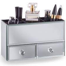 Makeup Storage Organiser Mirrored