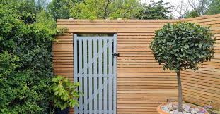 Timber Slatted Fencing Ideas Designs