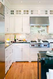 backsplash ideas for white kitchen cabinets