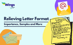 Relieving Letter Format With Samples