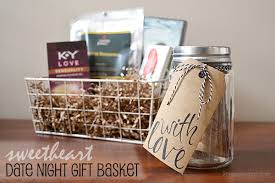 sweetheart date night gift basket