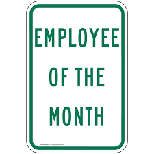 Employee Of The Month Sign Pke 22125 Parking Reserved