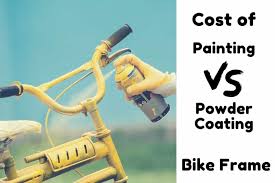 paint or powder coat a bike frame