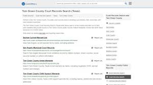 tom green county judicial record search