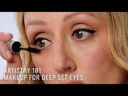 artistry 101 makeup for deep set eyes