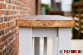 diy sofa table how to build with