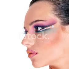 extreme makeup stock photo royalty