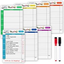 Keto Diet Meal Planner 7 Pcs Dry Erase Fridge Magnet Chart With Net Carb Reference List Easy Menu Board Planning For Weekly Meal Plan Keto Cheat