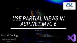 use partial views in asp net mvc 6