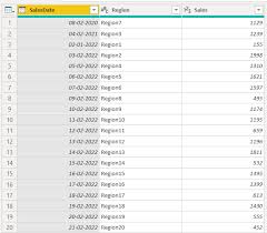 dynamic date table using power query in