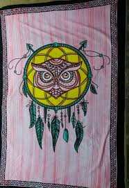 Malwa Textile New Multi Color Owl Wall