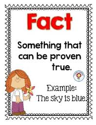 Free Fact And Opinion Posters Ccss Printable Download