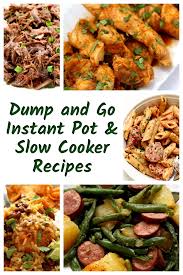 instant pot and slow cooker recipes