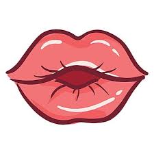 red lips kiss png vector psd and