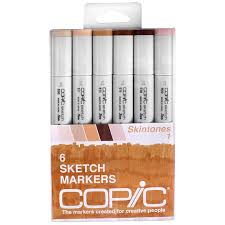 Copic Sketch Marker Set Skintones 1