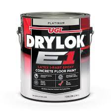 drylok 23813 epoxy floor paint semi gloss platinum 1 gal