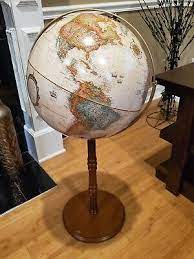 world clic series globe on brown