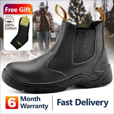 Us 28 42 51 Off Safetoe S3 Safety Shoes With Steel Toe Cap Light Weight Work Safety Boots With Waterproof Leather For Men And Women Botas Hombre In