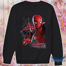 Since holland is british, homecoming, set in the us, was far from home for him, while. Official Premium Hang Up With Spider Silk Spider Man Far From Home New Suit Logo Shirt Hoodie Tank Top And Sweater