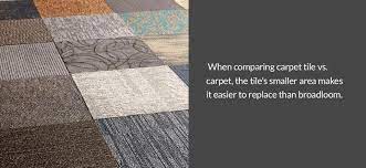 carpet vs carpet tile metro flooring