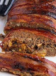 bacon wrapped stuffed meatloaf wine a
