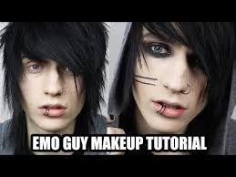 emo alternative guy makeup tutorial