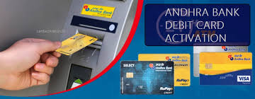 Free 4th year onwards : Andhra Bank Debit Card Activation How To Atm Card Activation