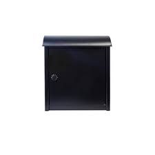 Leece Wall Mounted Mailbox In Black