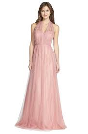 Jenny Yoo Begonia Pink Annabelle Convertible Tulle Bridesmaids Long Formal Dress Size 20 Plus 1x 56 Off Retail