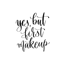 yes but first makeup hand lettering