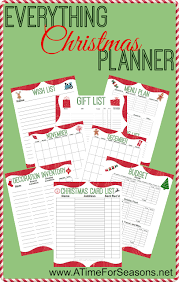 Everything Christmas Planner Organizer Free Printable