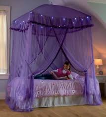 lighted bed canopy sparkling lights