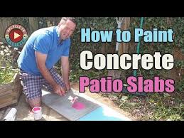 Can I Paint Concrete Patio Slabs