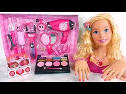 gaint barbie head styling doll makeup
