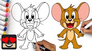 how to draw jerry tom and jerry you