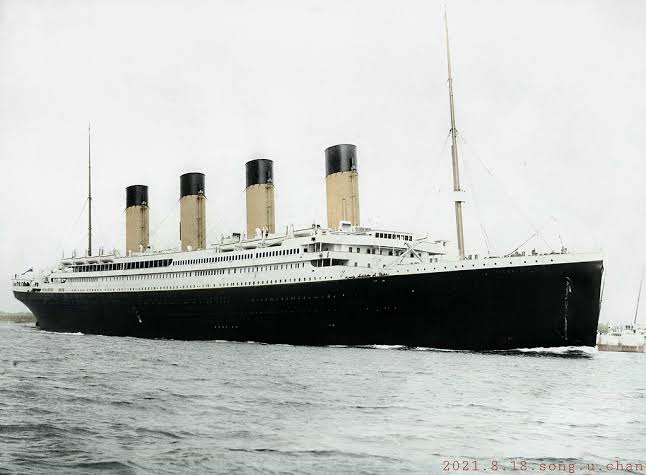 Rms titanic colorized — PICRYL - Public Domain Media Search Engine
