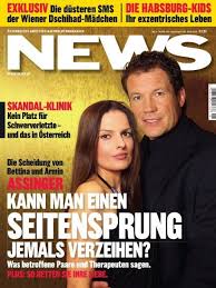 He competed at the 1994 winter olympics. Armin Assinger News Magazine 30 April 2014 Cover Photo Austria