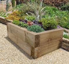 Sleeper Raised Bed Forest Garden