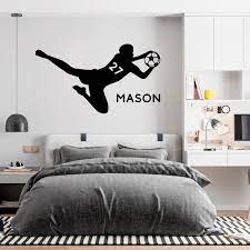 Soccer Wall Decor With Player Catching
