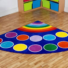 rainbow placement carpet