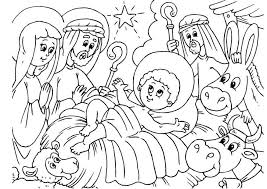 Just click on the title to go to a web page where you can download the activity. Coloring Page Nativity Scene Birth Of Jesus Free Printable Coloring Pages Img 23376