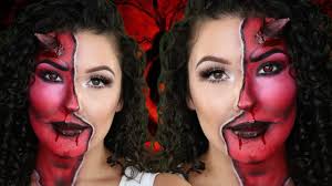 devil in disguise halloween makeup