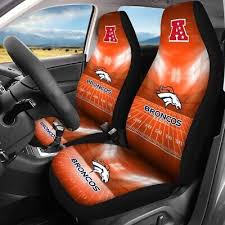 Denver Broncos Car Front Seats Covers 2